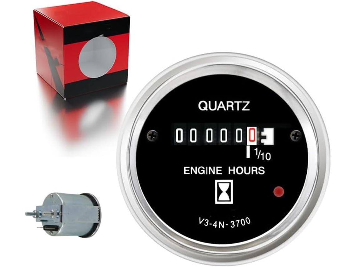 Cronógrafo Com Contador De Horas Trabalho Lcd 6v-80v