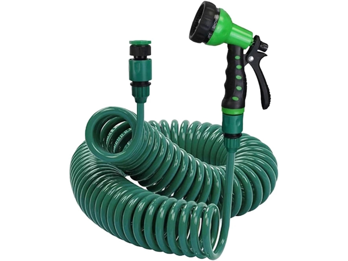Mangueira De Jardim Espiral À Prova Explosão Com Conector 3/4