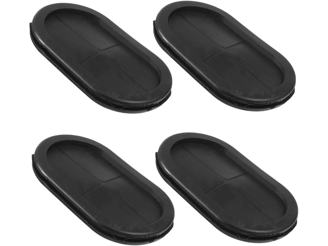 Tampões De Borracha Ovais Ciieeo 40x80 Mm, 4 Peças, Retardantes De Chama E Com Vedação Para Cabos, Juntas Isolantes