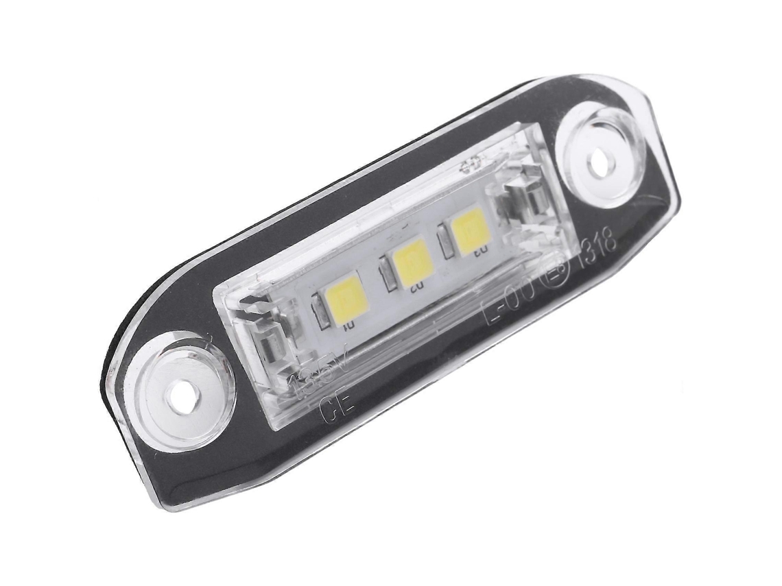 Rebe 2 Peças de Luzes de Matrícula Led para S80 Xc90 S40 V60 Xc60 S60 C70 V50 Xc70 12v 1.5w 126lm Preto