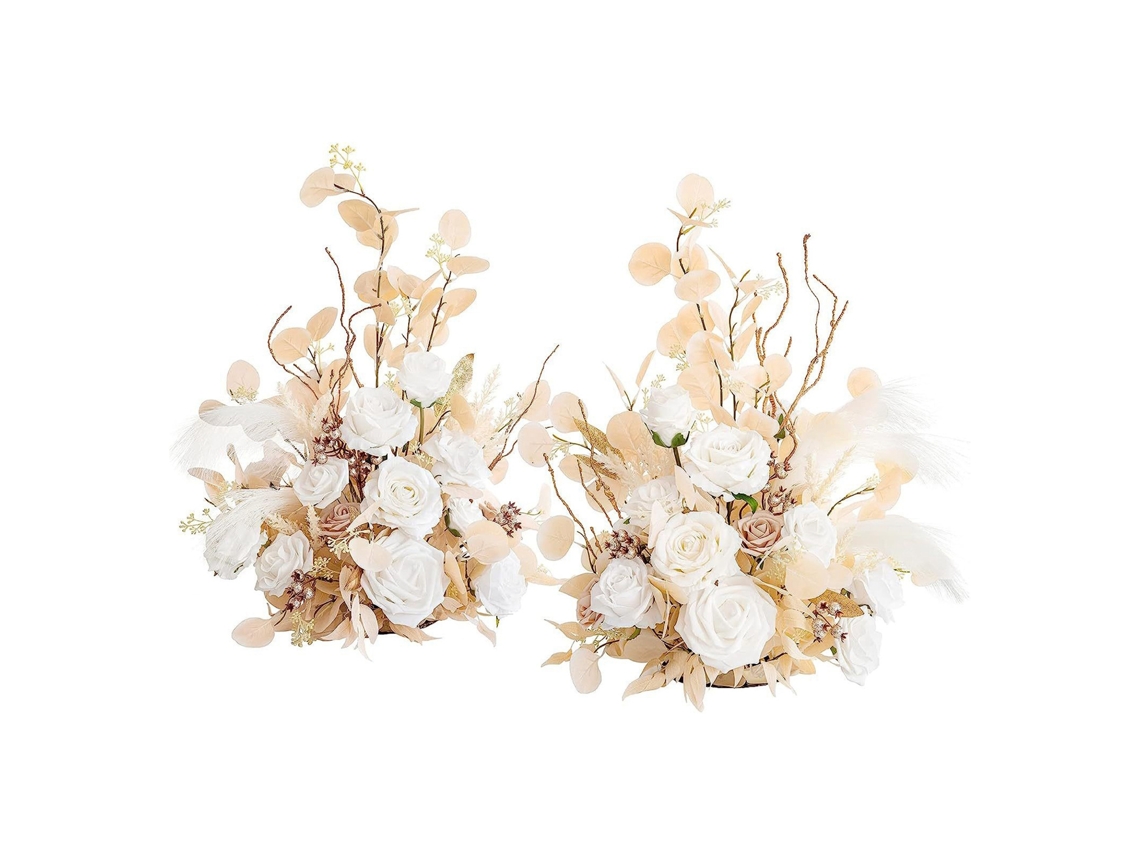 Arco De Casamento Com Flores Artificiais Para Decoração