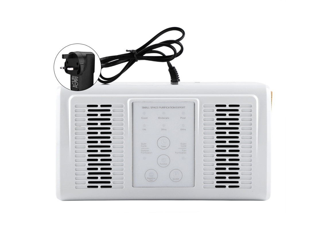 Purificador De Ar Laxiscreed Com Núcleo Duplo, Remoção De Formaldeído, Íons Negativos, Design De Madeira Clara, 220v Uk