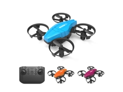 Mini Drone de Controle Remoto Gt1 para Crianças Duração Da Bateria: 8 Min 1 Bateria Azul