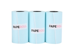 Papel Térmico Adesivo Azul Claro LAXISCREED