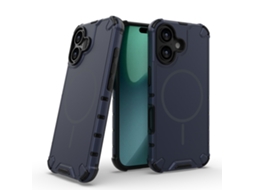 Capa Para Celular Compatível Com Iphone 17, Resistente A Quedas, Azul Escuro