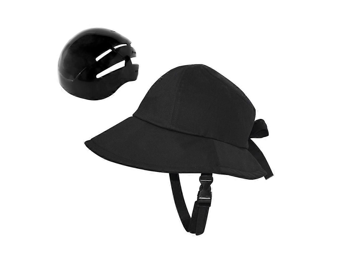 Capacete de Ciclismo TAISHENGDA com design de chapéu e proteção solar