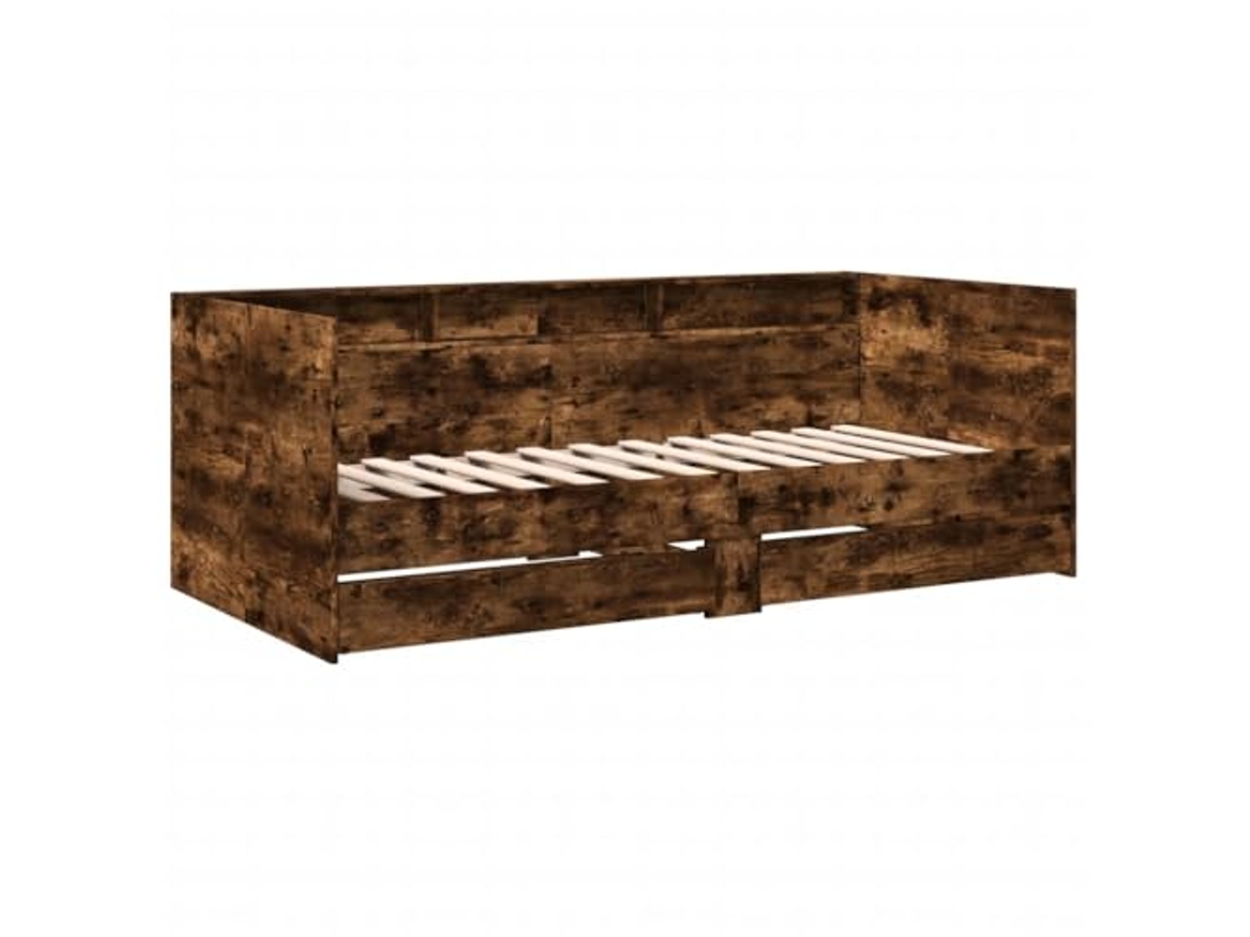 Daybed, Daybeds Vidaxl Marrom Madeira Processada (90 X 190 Cm)