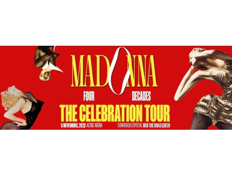 Bilhete Madonna The Celebration Tour