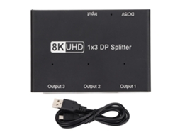 Divisor Displayport LAXISCREED 8k 4k 1x3