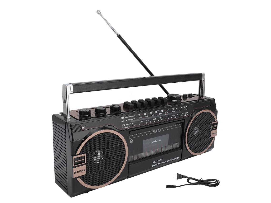 Gravador de Fita em Chinês EOOCOO, Reprodução e Gravação Bluetooth
