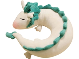 Almofada De Pescoço De Dragão Branco Fofo De Anime Em Forma De U Para Viagem Slowmoose
