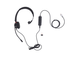 Headset Mono Cancelamento Ruído Usb C 3.5mm Pc Celular