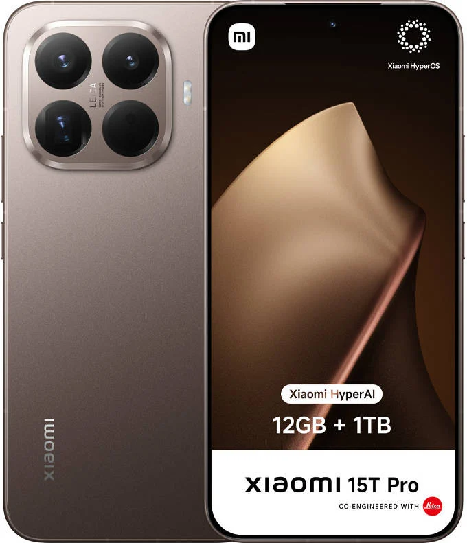 Smartphone XIAOMI 15T Pro (6.83'' - 12 GB - 1 TB - Dourado