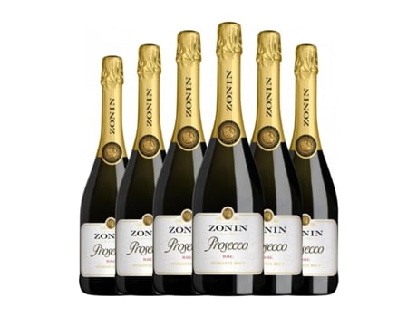 Espumante ZONIN Spumante Glera Brut Prosecco (0.75 L - 6 Unidades)