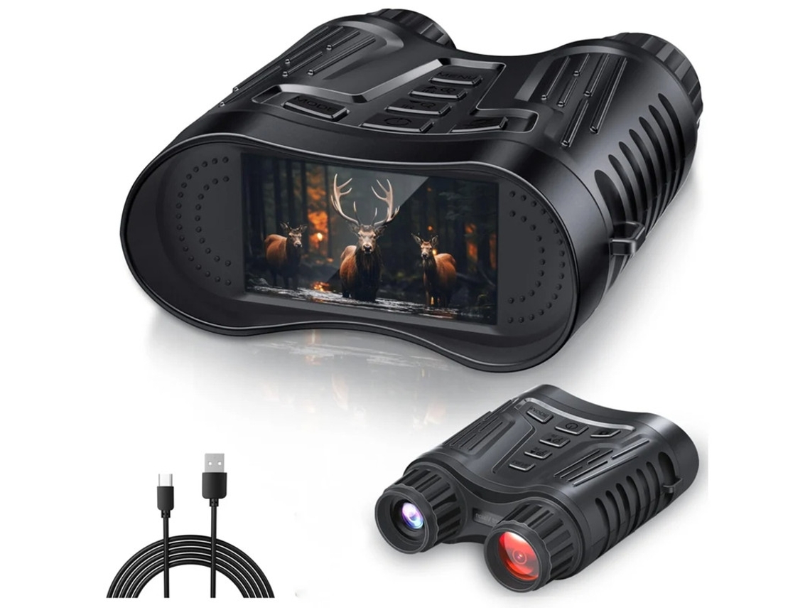 Binóculos De Visão Noturna 4k Óculos De Visão Noturna Infravermelha Para Adultos Tela Grande De 3 2 Zoom Digital 8x Para Camping Seg Yizhood