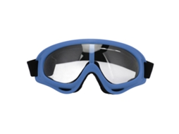 Óculos de Ski Uv Proteção Lente Transparente Azul Escuro