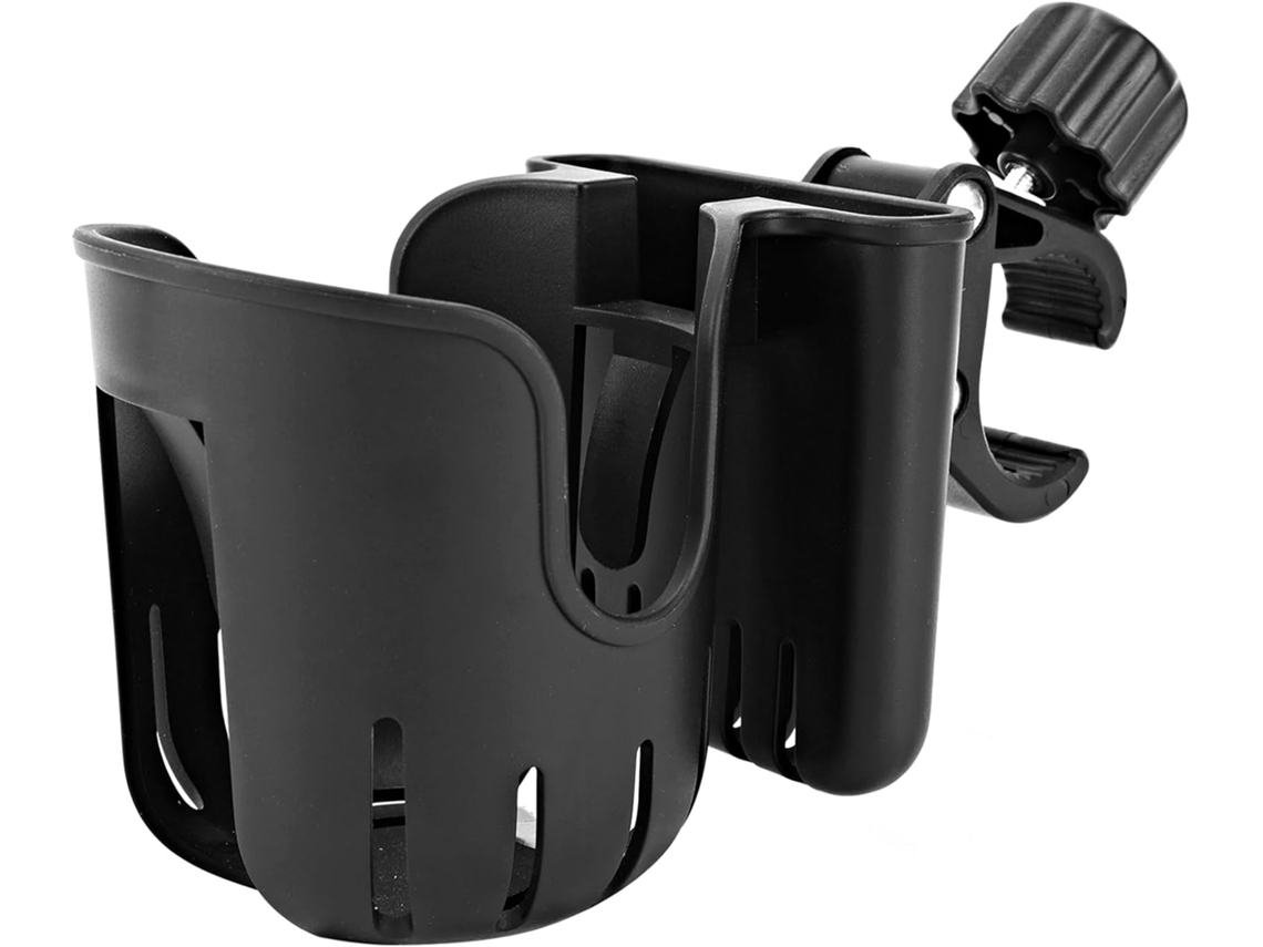 Suporte Para Copos E Celular Para Carrinho De Bebê — Suporte Universal 2 Em 1 Para Andadores, Cadeiras De Rodas, Bicicletas E Patinetes — Compatível C