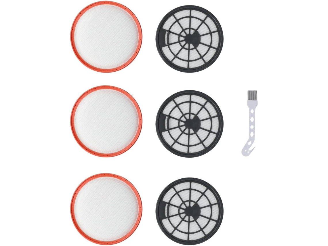 Kit Com 3 Filtros Tipo 95 Para Vax Air Compact, Espuma De Feltro Pré