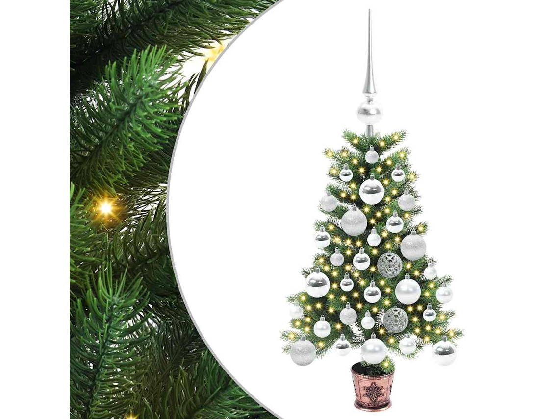 Conjunto 1 Árvore De Natal Vidaxl Verde Polietileno (65 Cm)