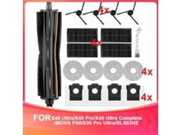 Peças De Reposição Para Aspirador De Pó X40 Ultra/x40 Pro/x40 Ultra Completo/p50/s30 Pro Ultra/rls83he Saisiyiky