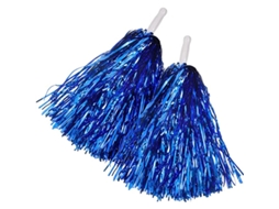 Bola De Flores Com Alça Pequena Para Torcida Pom Pom Cheerleading Azul Royal Durável