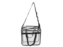Bolsa AQUAFORGE de Compras Transparente em PVC, Portátil, Praia, Grande Capacidade