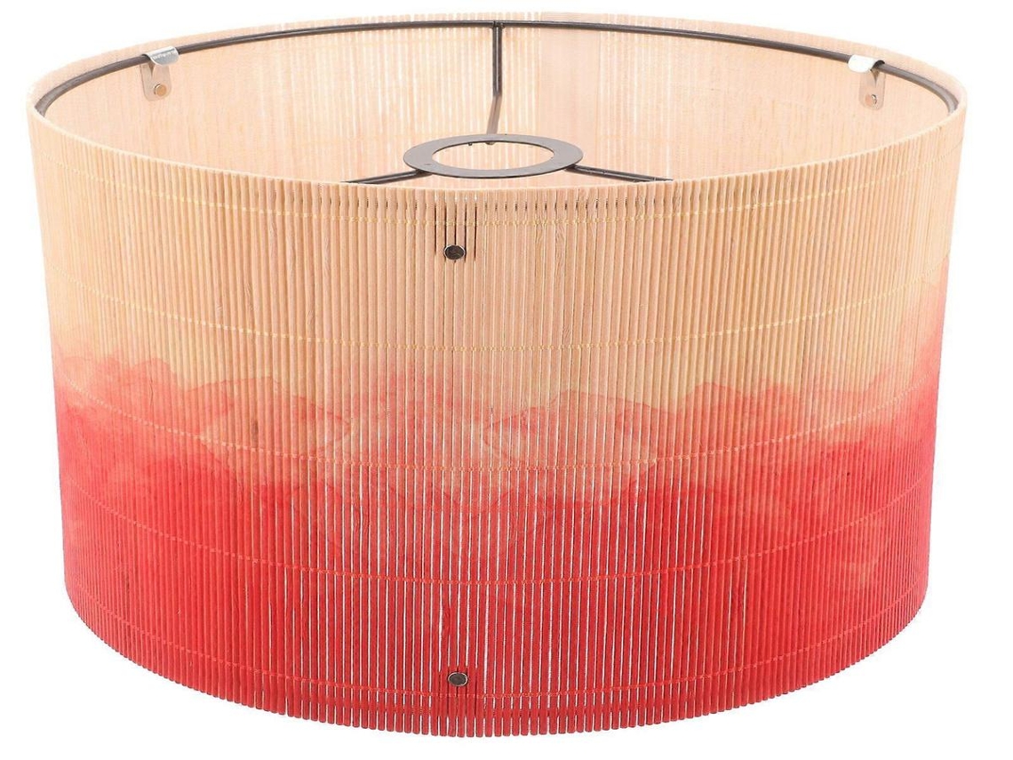 Lurelia Abajur De Bambu Moderno Zen, Para Luminária Pendente, Soquete E27, Conforme Mostrado, 30x30x23 Cm