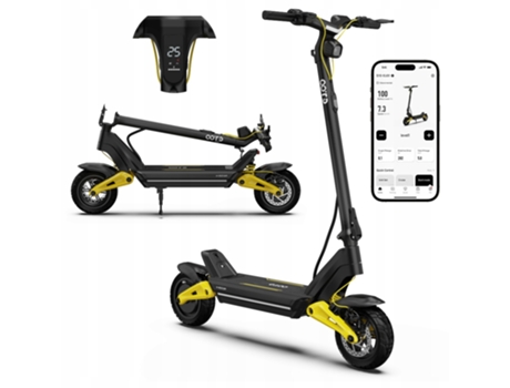 Scooter Elétrica Ootd S10 com Motor de 1400 W, Bateria de 48 V e 20 Ah, Velocidade Máxima de 55 Km/h, Pneus Off Road 10 E, Funcionalidade de Aplicativo
