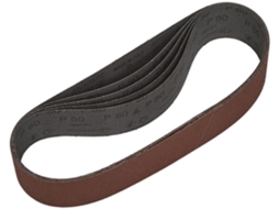 Sb007 Pacote Com 5 Cintas Abrasivas, Grão 80, 50 X 686 Mm