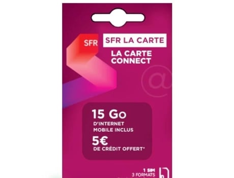 Adaptador Sim Pré Pagosfr Card Internet Sfr Com Porta-cartões Multicor