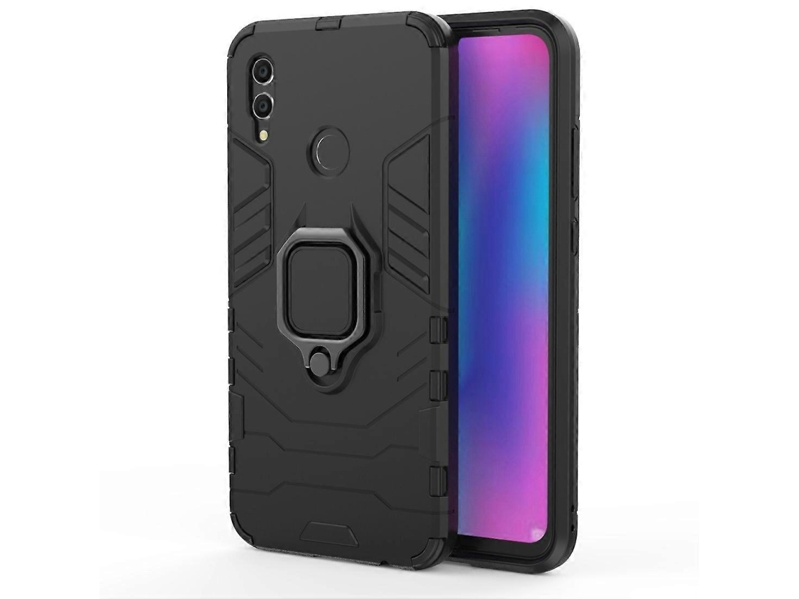 Capa Protetora Resistente A Impactos Em Pc + Tpu Com Suporte De Anel Magnético Para Huawei Honor 10 Lite