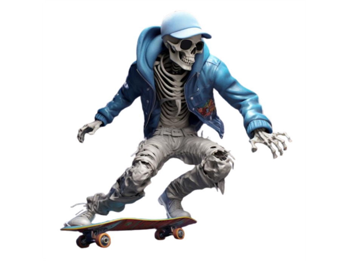 Lurelia Figura De Esqueleto Halloween Assustador Para Varanda, Casa E Festa Variante 3