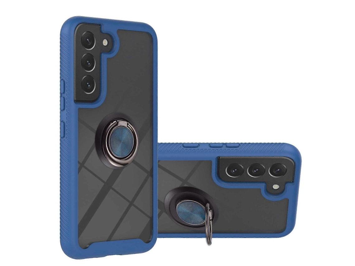 Capa Pc/tpu Antichoque Com Anel E Suporte Para Samsung Galaxy S22, Elysve