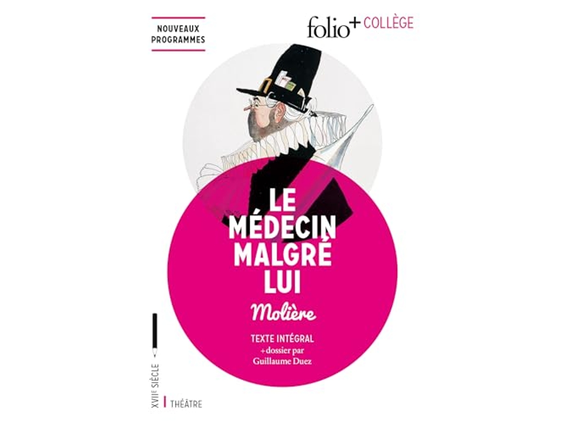 Livro Le Médecin Malgré Lui de Molière (Francês)