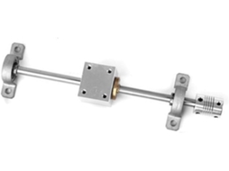 Conjunto De Parafusos Trapezoidais Com Porca, 350mm De Comprimento E 8mm Diâmetro, Com Suporte Para Porca, Eixo Cnc T8