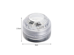 Conjunto de 10 Mini Luzes Led Submersíveis, Luzes Led Rgb Multicoloridas À Prova D'água para Piscina, com 2 Controles Remotos, Fq BRILVIBERA