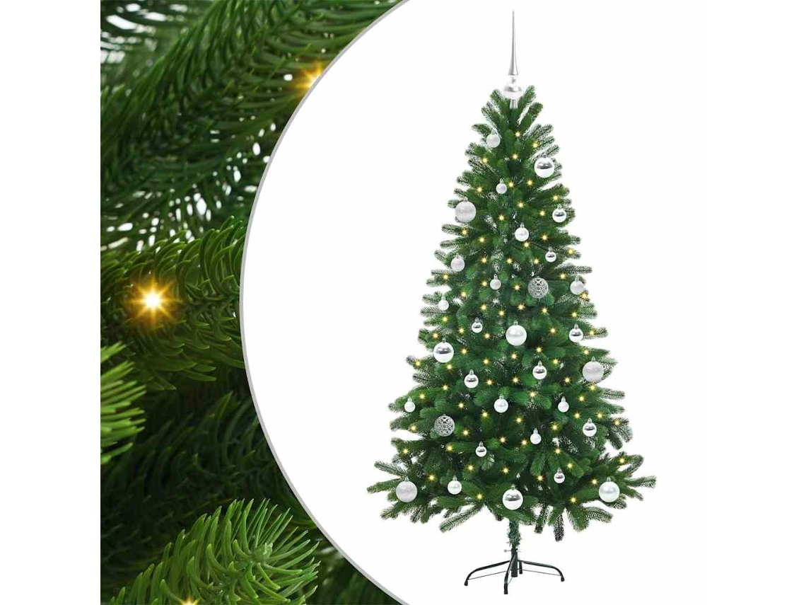 Conjunto 1 Árvore De Natal Vidaxl Verde Polietileno (150 Cm)