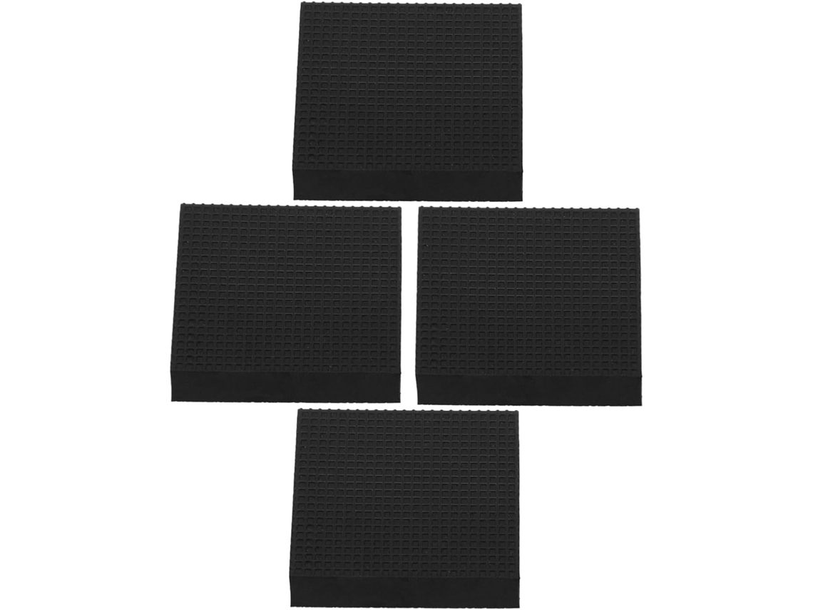 Ciieeo Conjunto De 4-almofadas Borracha Antivibração Para Ar Condicionado, Tapete Antiderrapante Para Móveis E Pés De