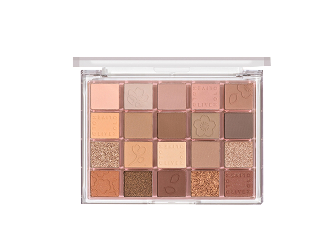 Paleta De Sombras De Olhos Hold Live Com 20 Cores Altamente Pigmentadas Glitter E Matte