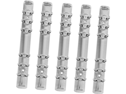 Conjunto De 5 Argolas Metal Para Fichário, Ideal Cadernos, Agendas E Organizadores Folhas Soltas Também Inclui