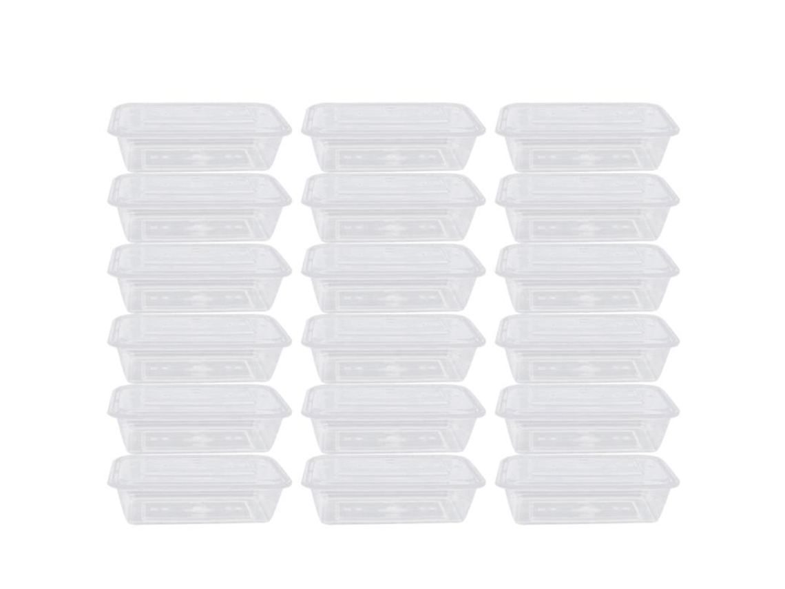 50pcs Caixas De Embalagem Descartáveis