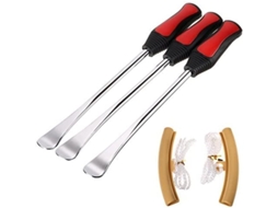 Conjunto De Palas Para Pneus, Ferramentas De Aço Resistente, 3 Palas + 2 Protetores De Aro Para Moto, Bicicleta E Carro