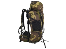 Maison Exclusive - Mochila Para Caminhadas 80 L Tecido Oxford Camuflagem Verde