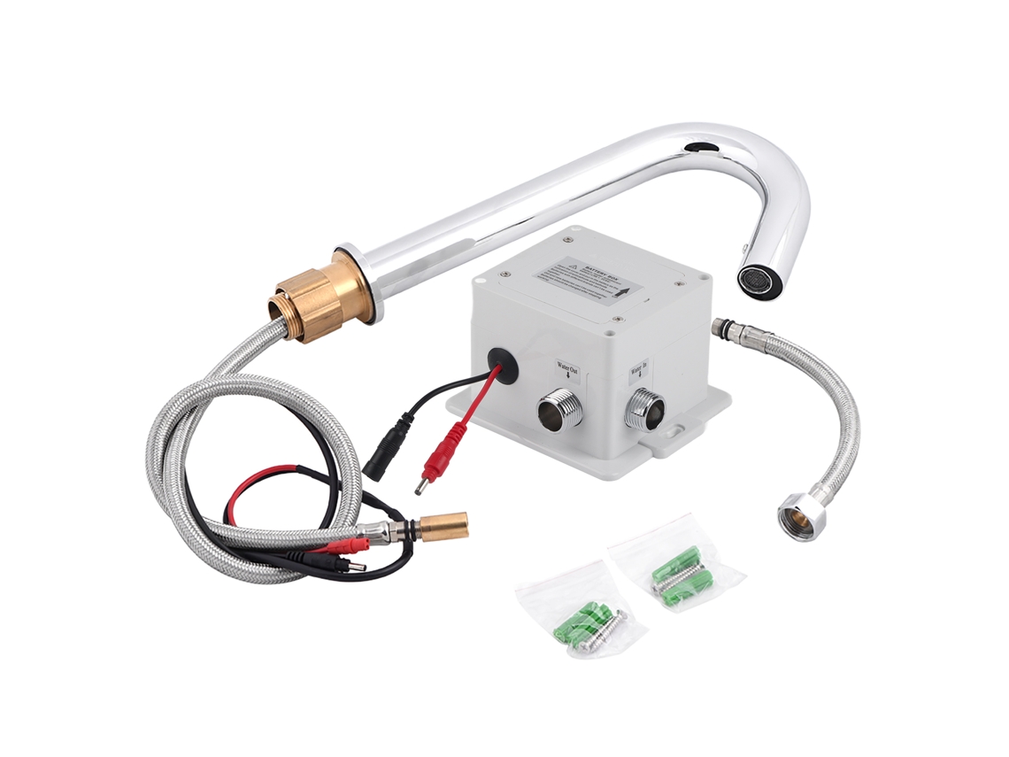 Torneira Automática MARCA com sensor infravermelho, latão, para pia de banheiro e cozinha, com mangueira