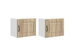 Conjunto de 2 Armários de Cozinha MAISON EXCLUSIVE em Carvalho Sonoma 50x31x40 cm