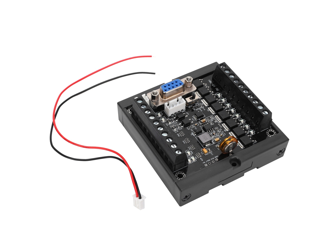 Módulo PLC FX1N 20MT Controlador Programável Placa Reguladora Industrial DC24V