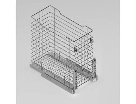 Kit modulo tolva ropa cadence m400 cromo guia ca, extracción total suj.lateral + escuadras