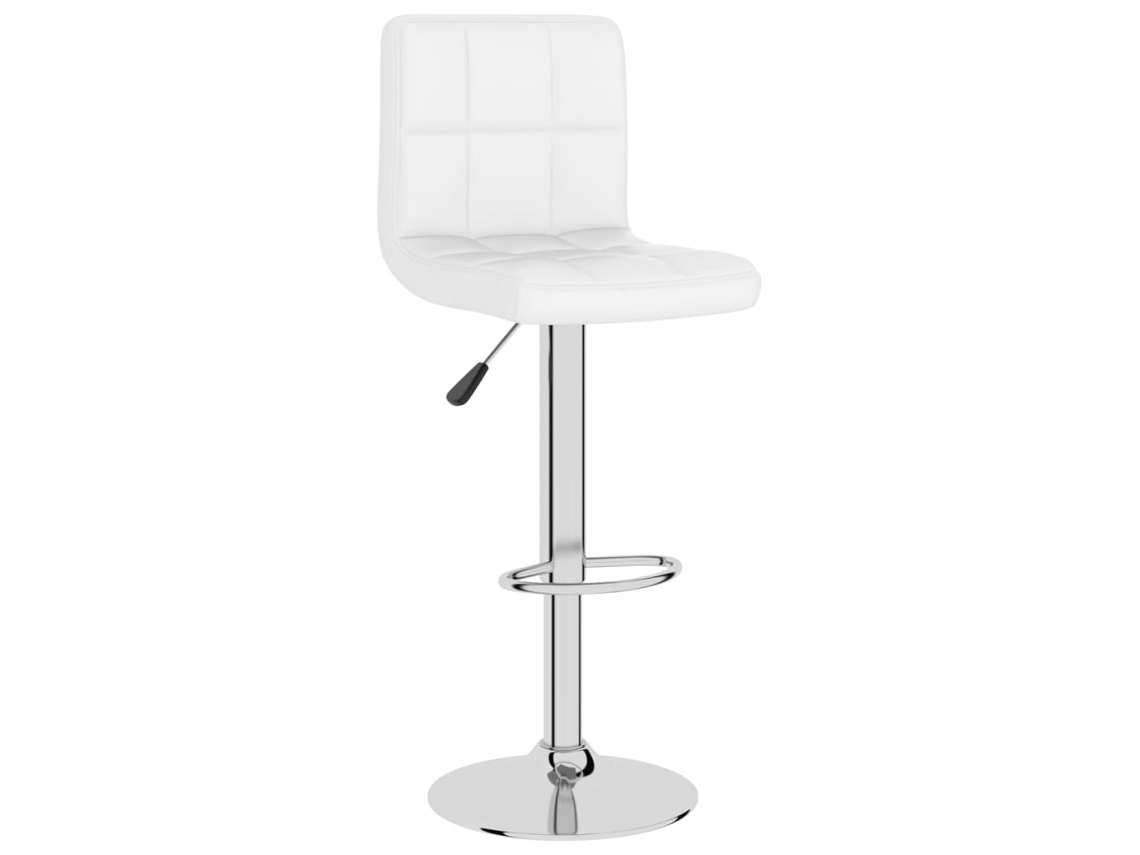 Bar Stool, Bar Stools Vidaxl Branco Couro Artificial (n/a)