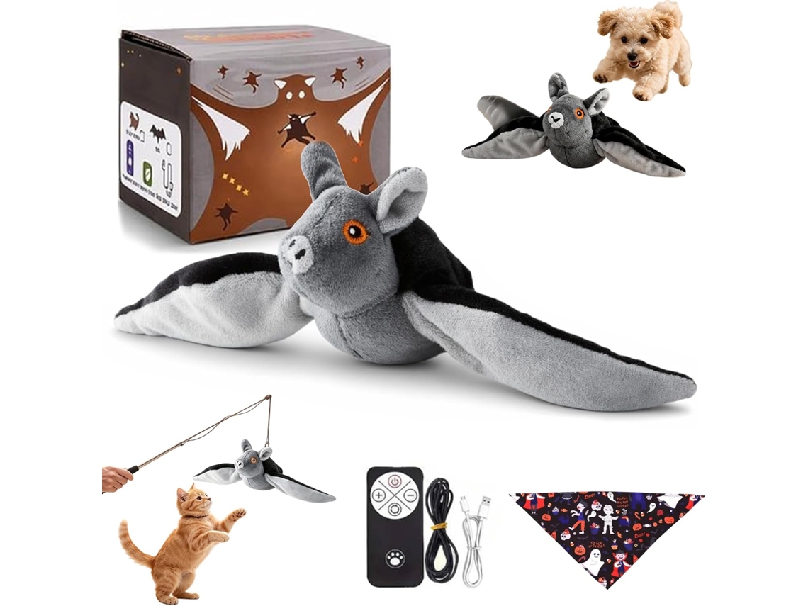 1 Unidades, Brinquedo Interativo Para Gatos, Voador Cães, Com Estímulo
