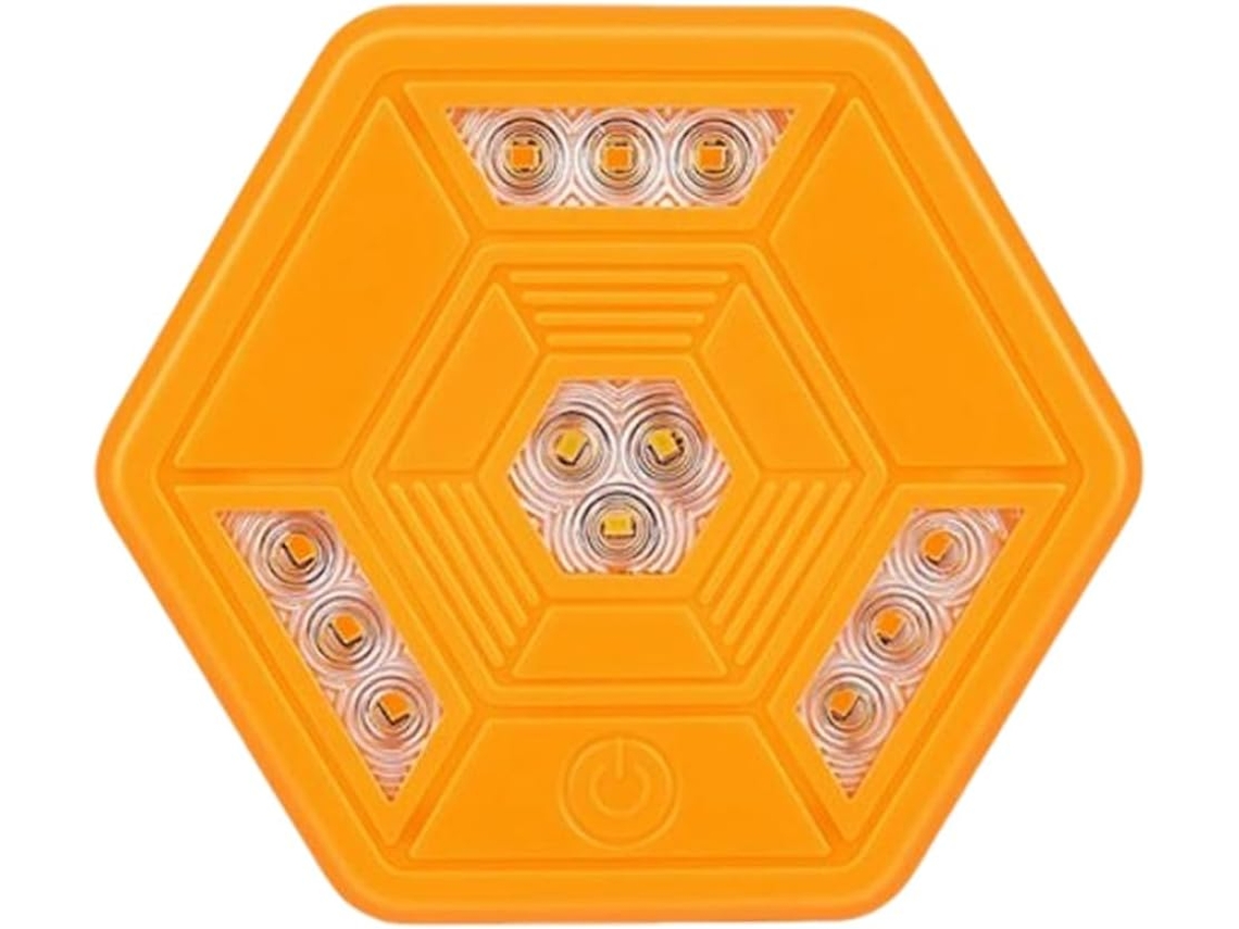 Sinalizador De Trânsito Led, Luz De Emergência Multifuncional, Farol Magnético De Segurança Rodoviária Modelo A Bateria